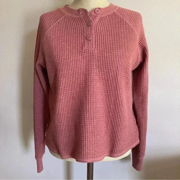 Old Navy Women’s Dusty Rose Thermal XS - Picture 1 of 5